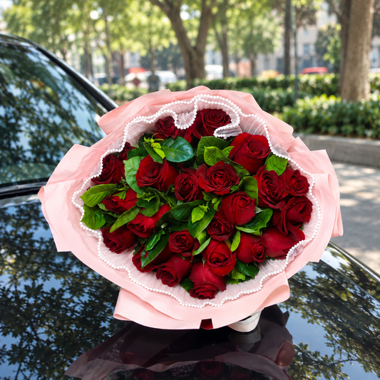 Ramo de 24 Rosas Rojas