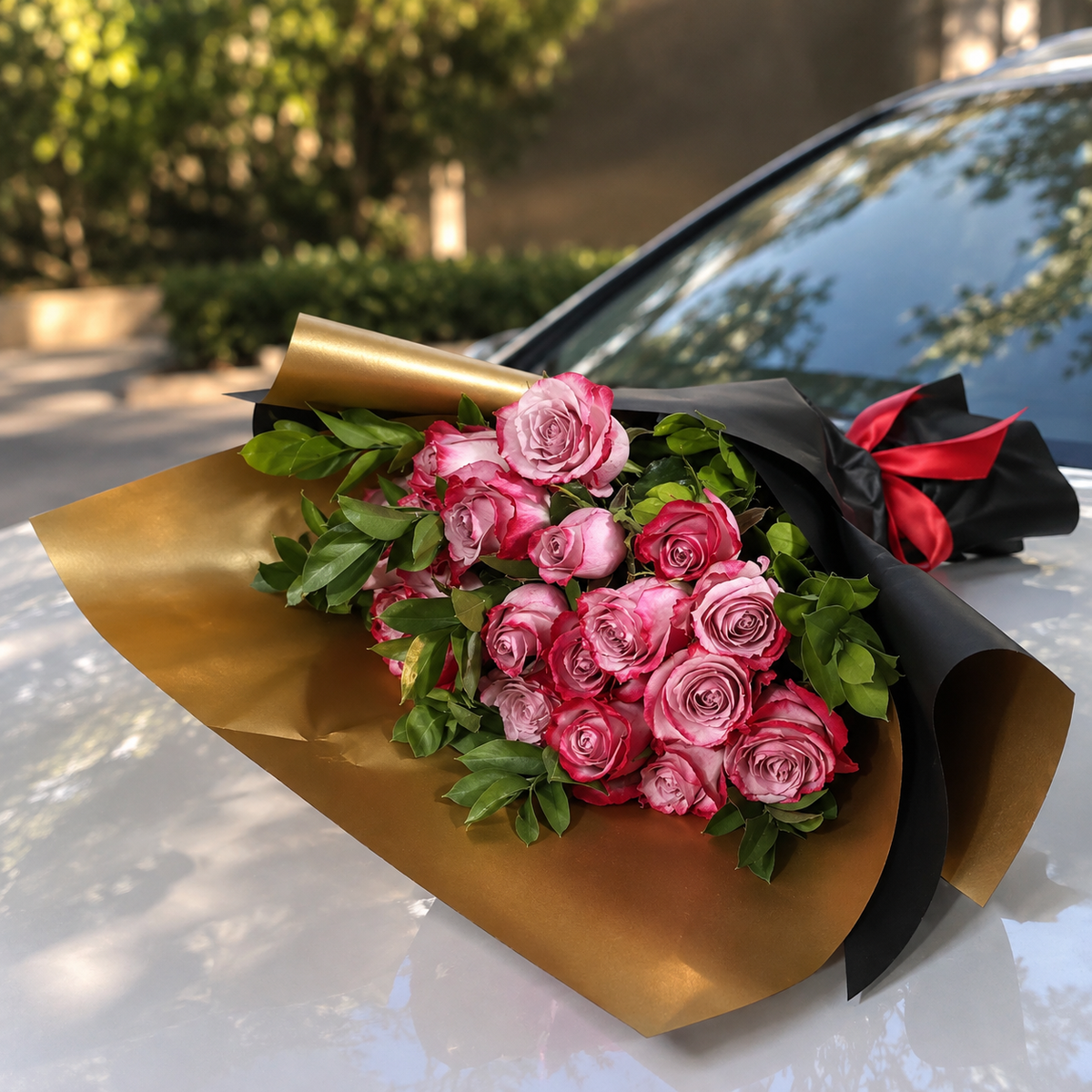 Ramo de Rosas Fucsias