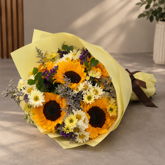 Ramo de Girasoles y Complementos