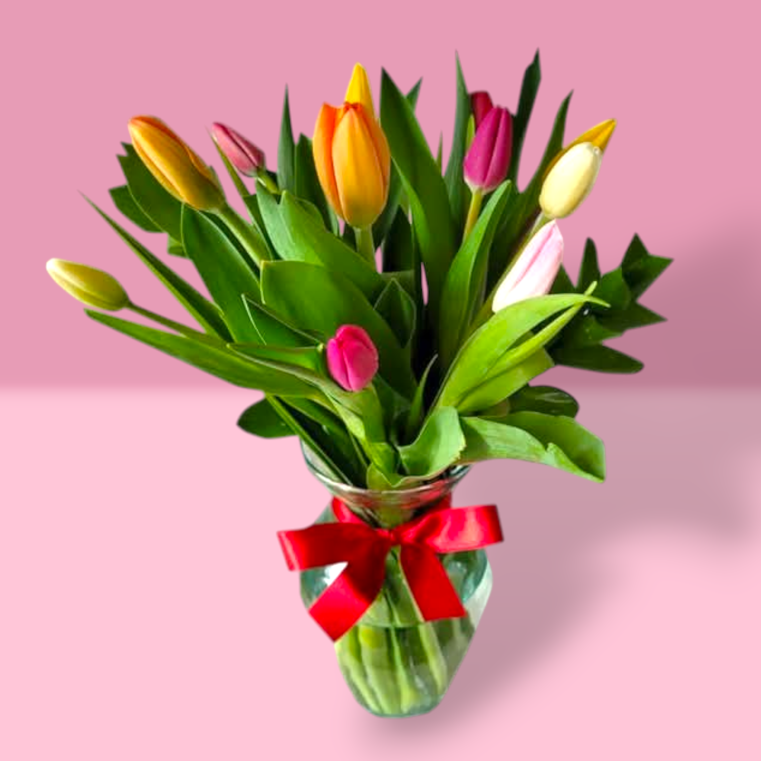 Florero Suspiro de Tulipanes