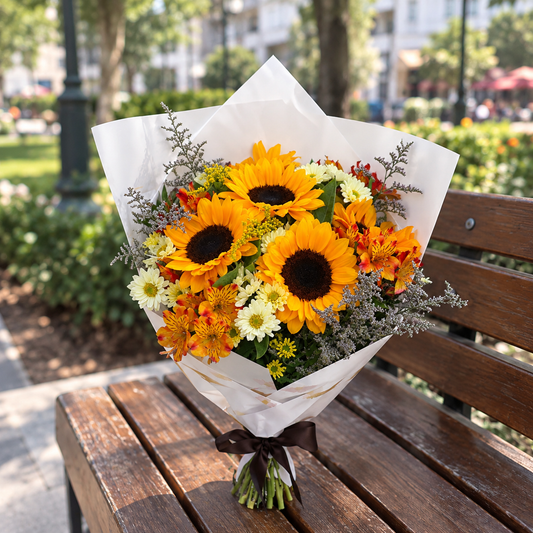 Ramo de Girasoles y Variedad