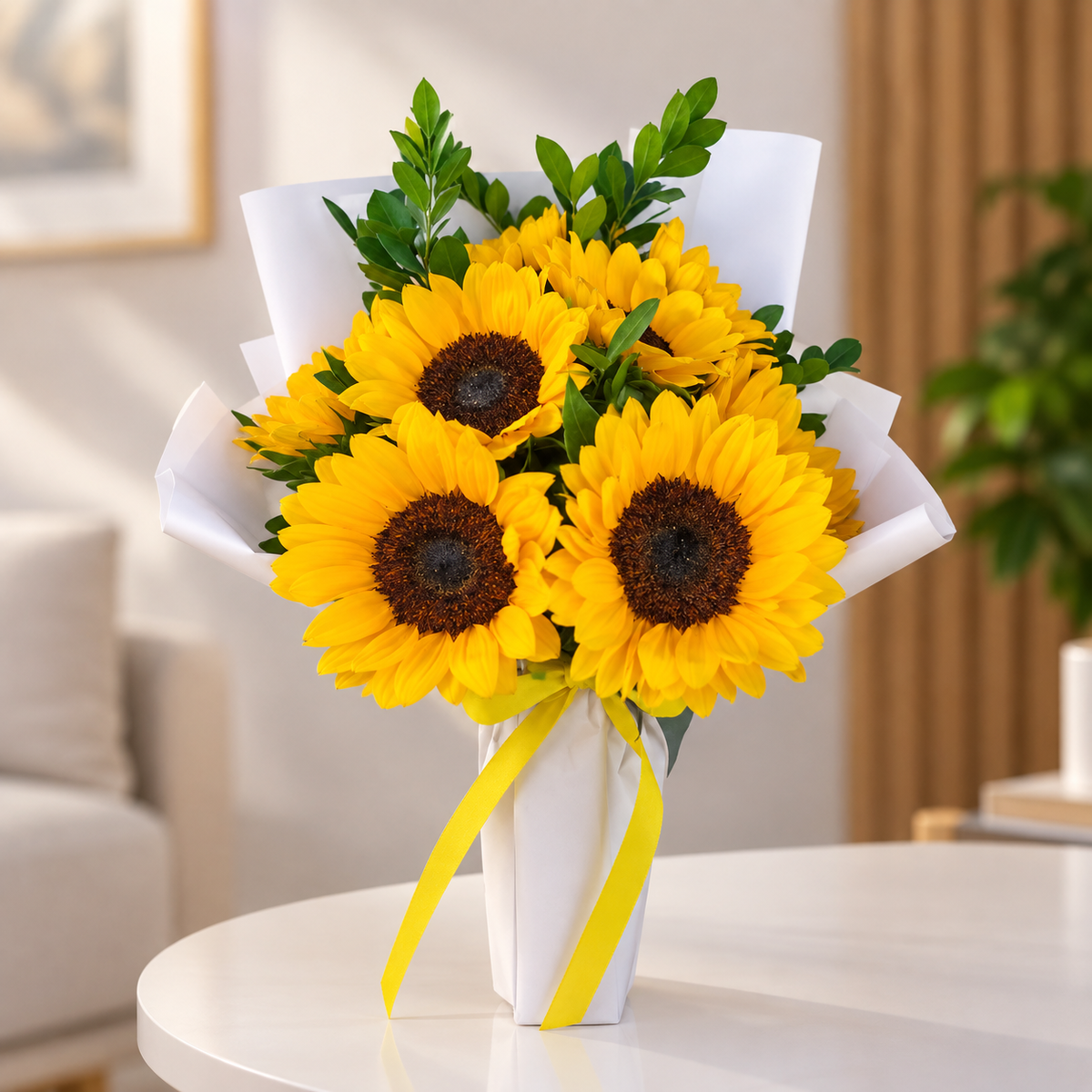 Ramo de 8 Girasoles
