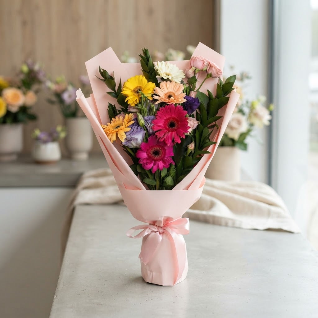 Ramo de Gerberas y Minirosas