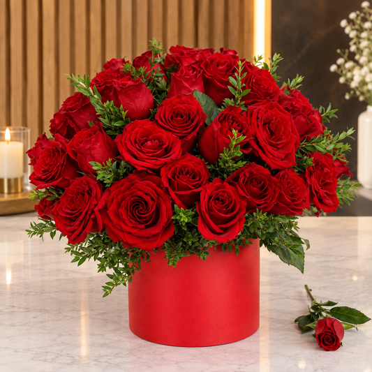 Box de Rosas Rojas